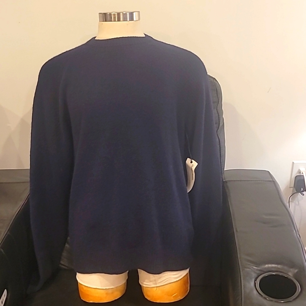 Life After Denim italian yarn Blue Sweater XXL